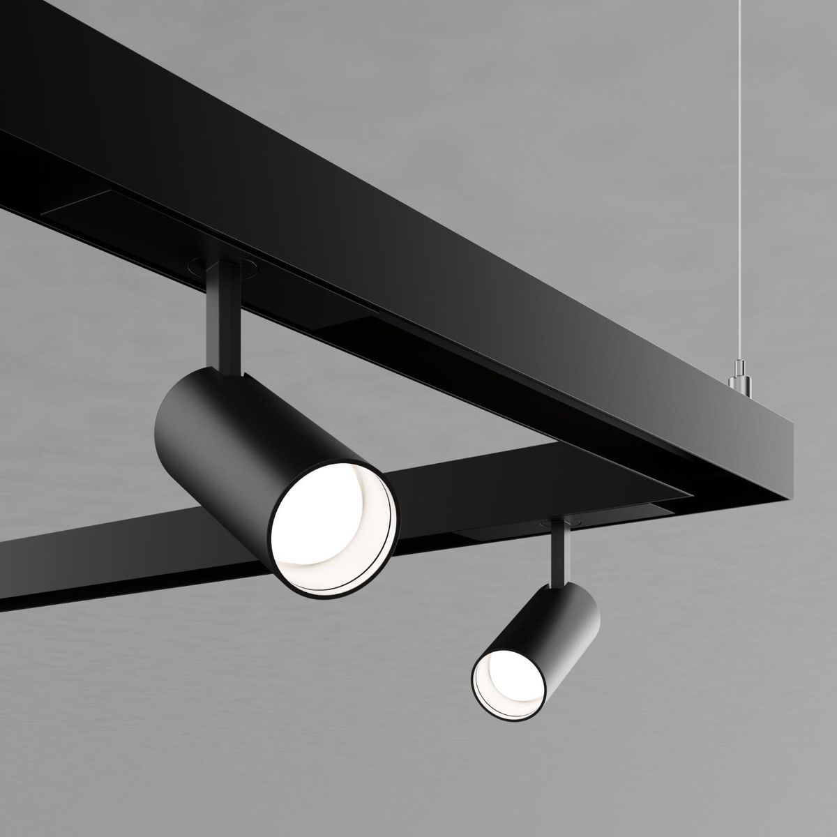Track lighting example
